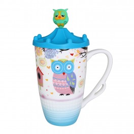 Cana de cafea Circus Owl, Albastru